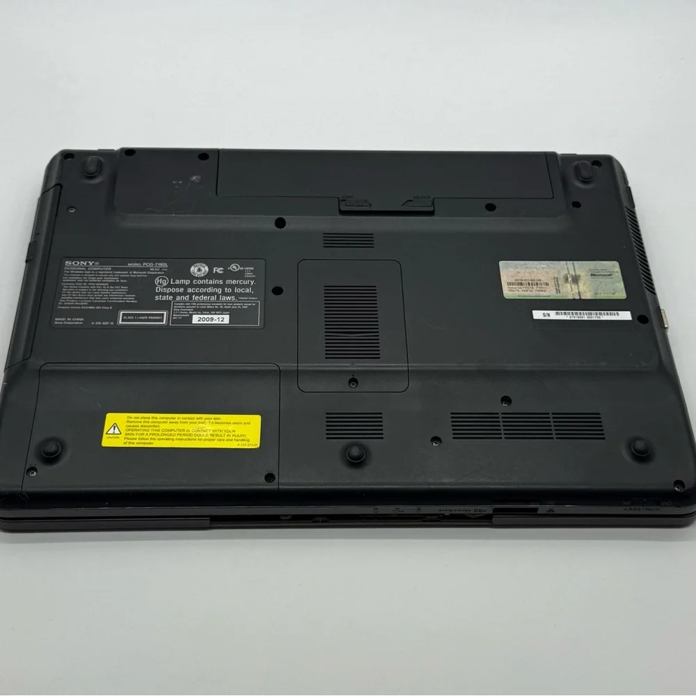 Sony Vaio PCG-7192L VGN-NW310F Laptop FOR PARTS ONLY